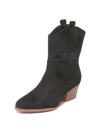 Saloon | Black Suede - Glamourous Grace
