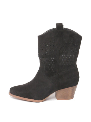 Saloon | Black Suede - Glamourous Grace