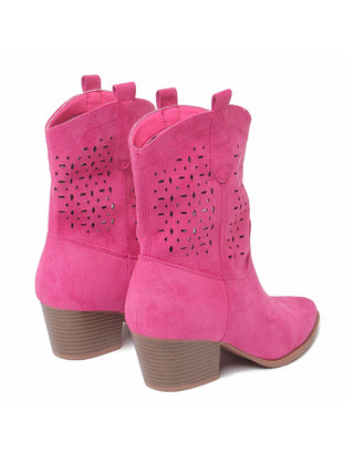 Saloon | Fuchsia Suede - Glamourous Grace