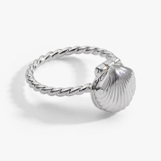 Salt + Sea 'Seashells Are Love Letters In The Sand' Locket Ring