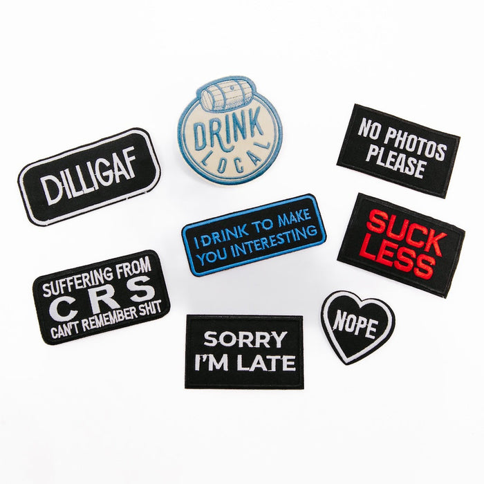 Salty Iron On Patch Bundle (8 pcs) - Glamourous Grace