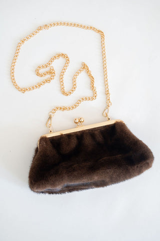 Sarah Faux Fur Clutch - Glamourous Grace