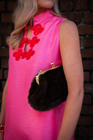 Sarah Faux Fur Clutch - Glamourous Grace