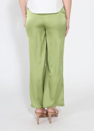 Satin Wide Leg Dress Pants