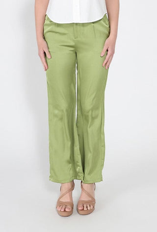 Satin Wide Leg Dress Pants
