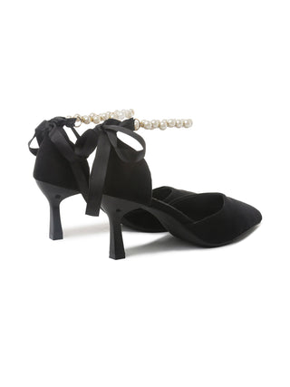 Black Saturn heels by J.Adams featuring sleek design, pointed toes, and stylish high stiletto heels.