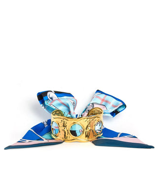 Scalloped Scarf Cuff - Wren - Glamourous Grace