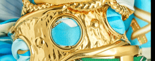 Scalloped Scarf Cuff - Wren