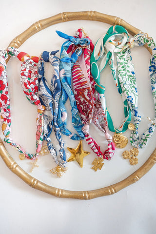 Scarf Charm Necklaces - Spring Collection - Glamourous Grace