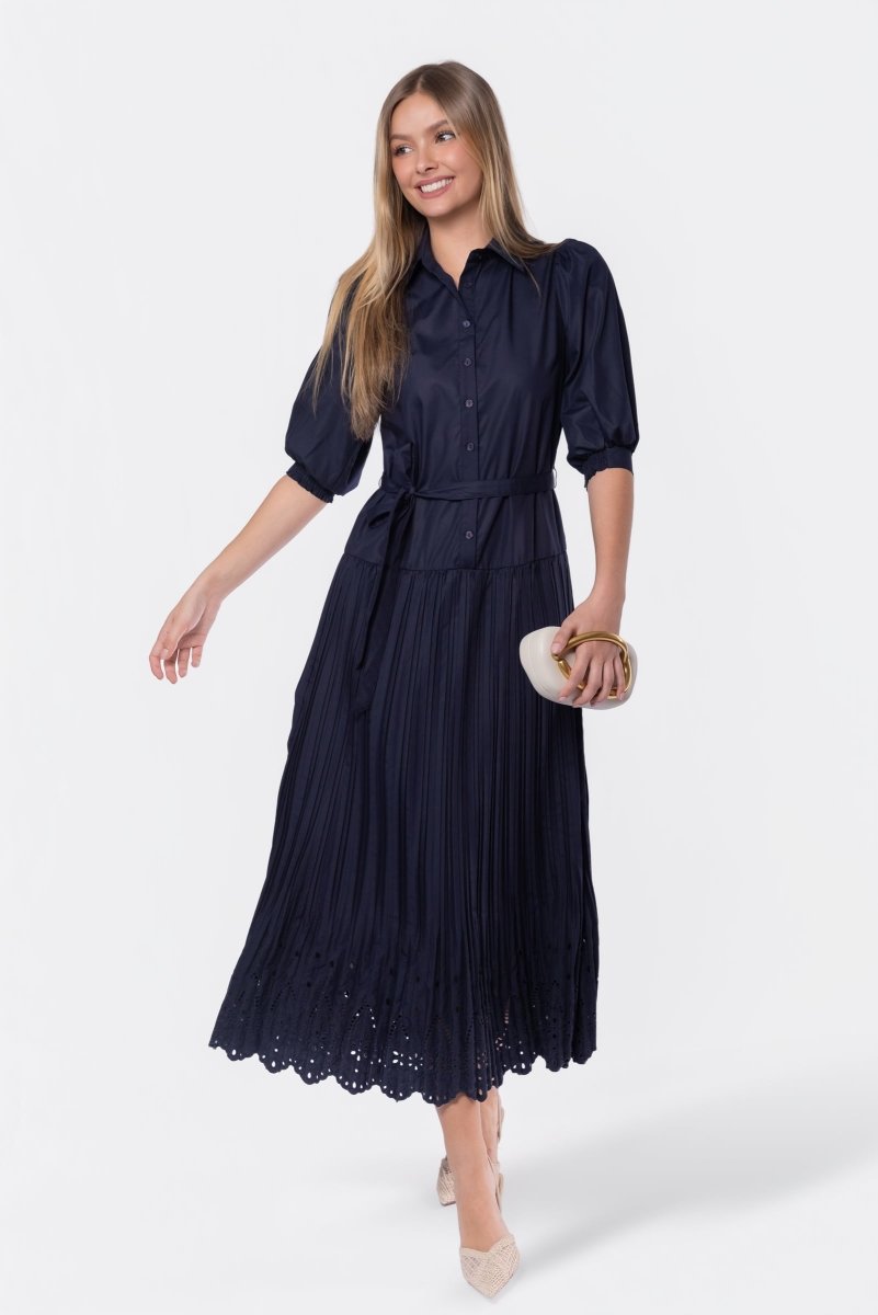 Selah Dress (Navy) - Glamourous Grace