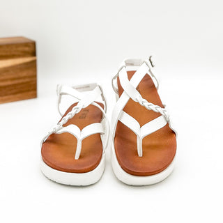 Sela Sandal in White - Glamourous Grace