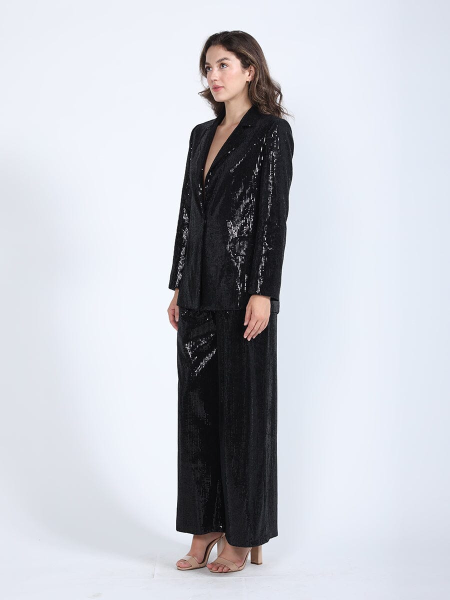 Sequin Embellished Blazer - Glamourous Grace