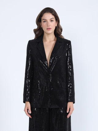 Sequin Embellished Blazer