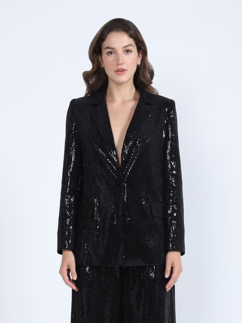 Sequin Embellished Blazer