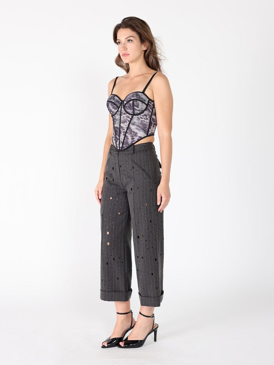 Sequin Work Strap Bustier - Glamourous Grace