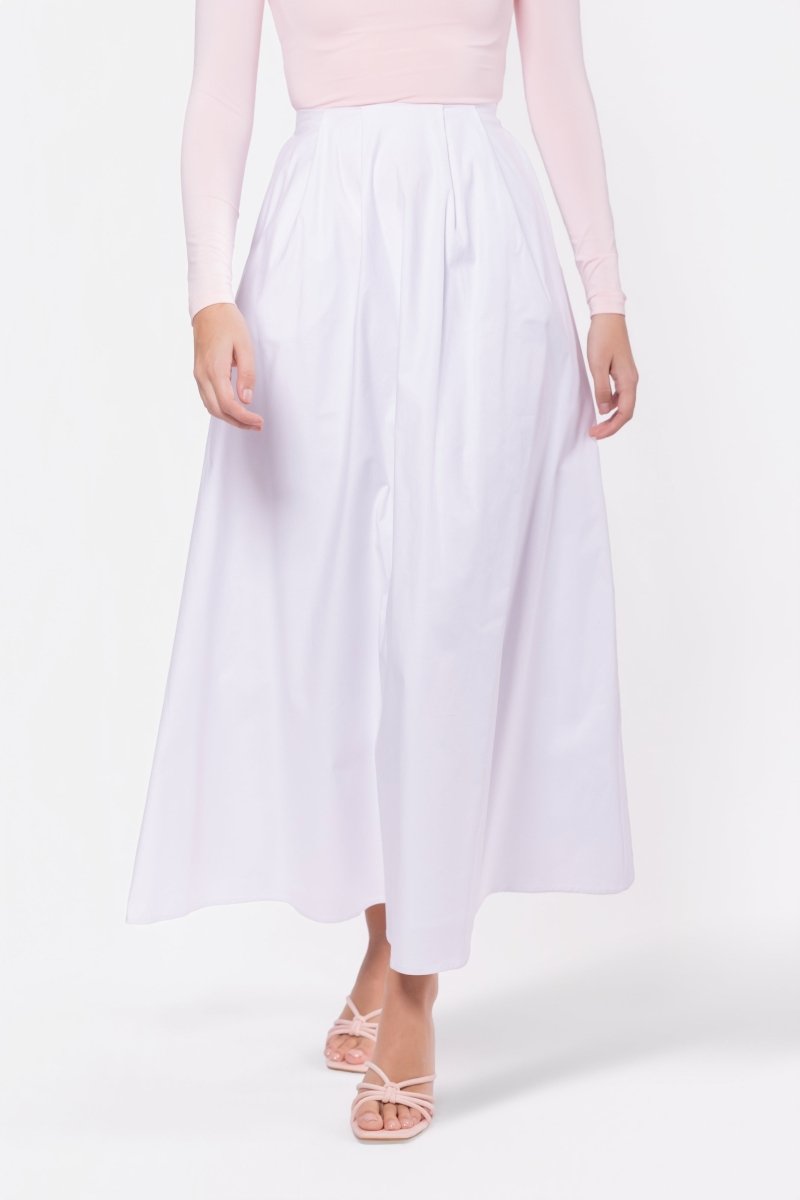 Serin Skirt (White) - Glamourous Grace