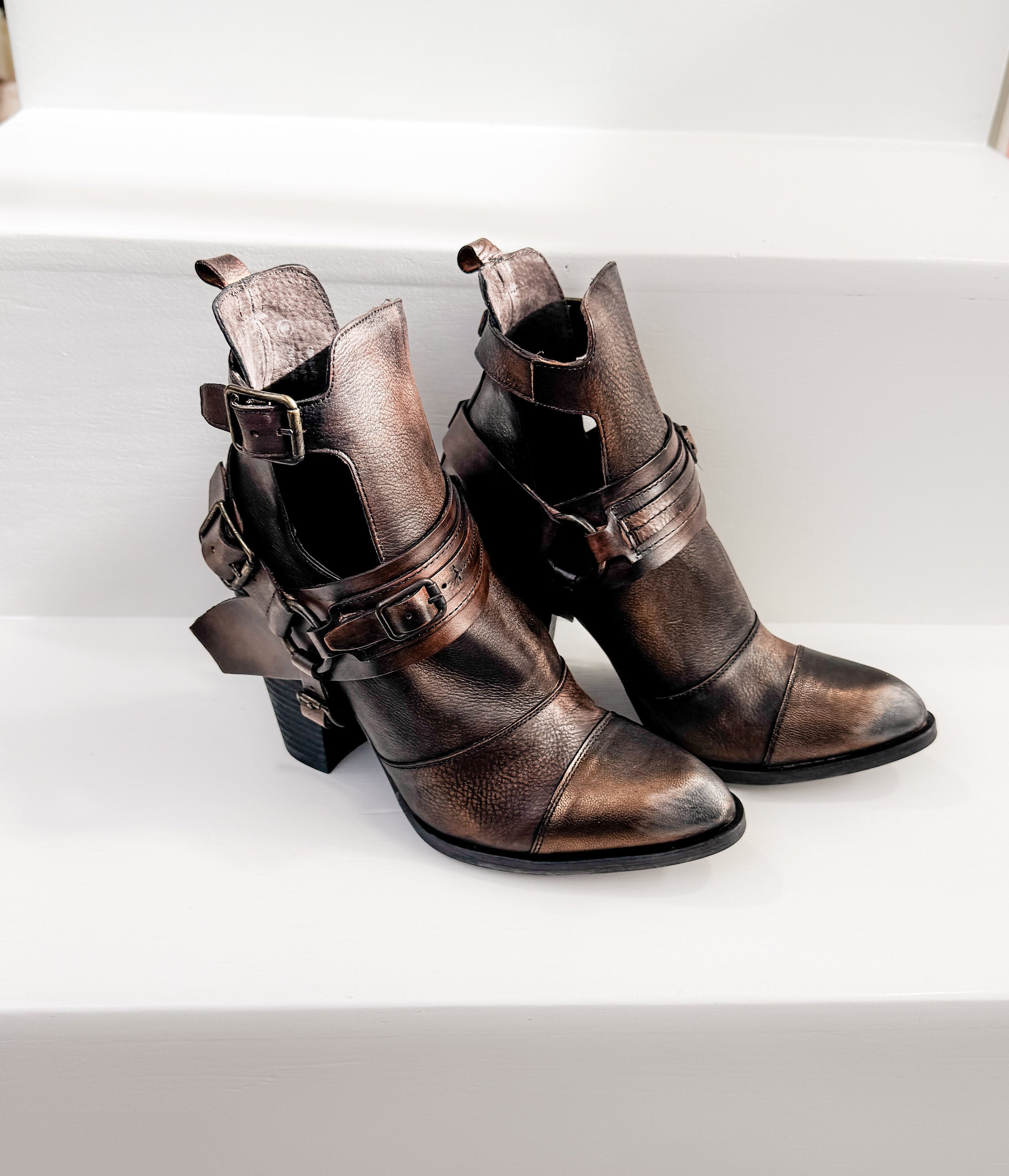 Shelia Boot in Tan - Glamourous Grace