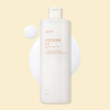Shingmulnara White Rice Bright Tone Toner 500ml - Glamourous Grace