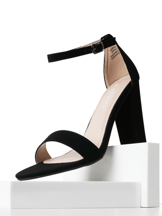 Shirley | Black Nubuck - Glamourous Grace
