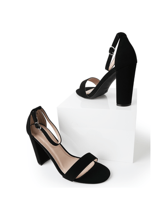 Shirley | Black Nubuck - Glamourous Grace