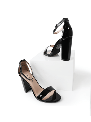 Shirley | Black Patent - Glamourous Grace