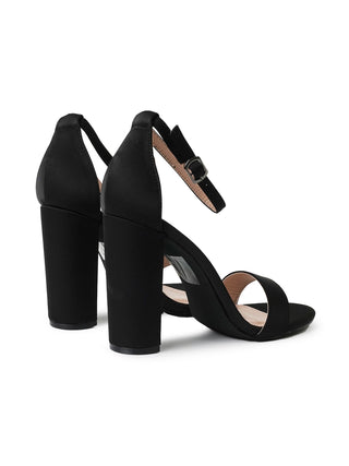 Shirley | Black Satin - Glamourous Grace