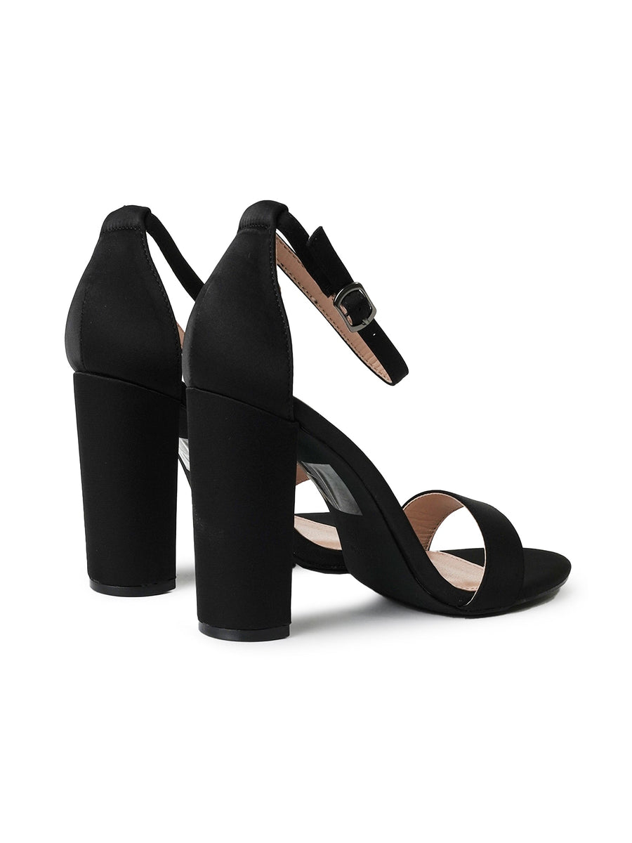 Shirley | Black Satin - Glamourous Grace