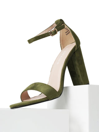 Shirley | Olive Suede - Glamourous Grace