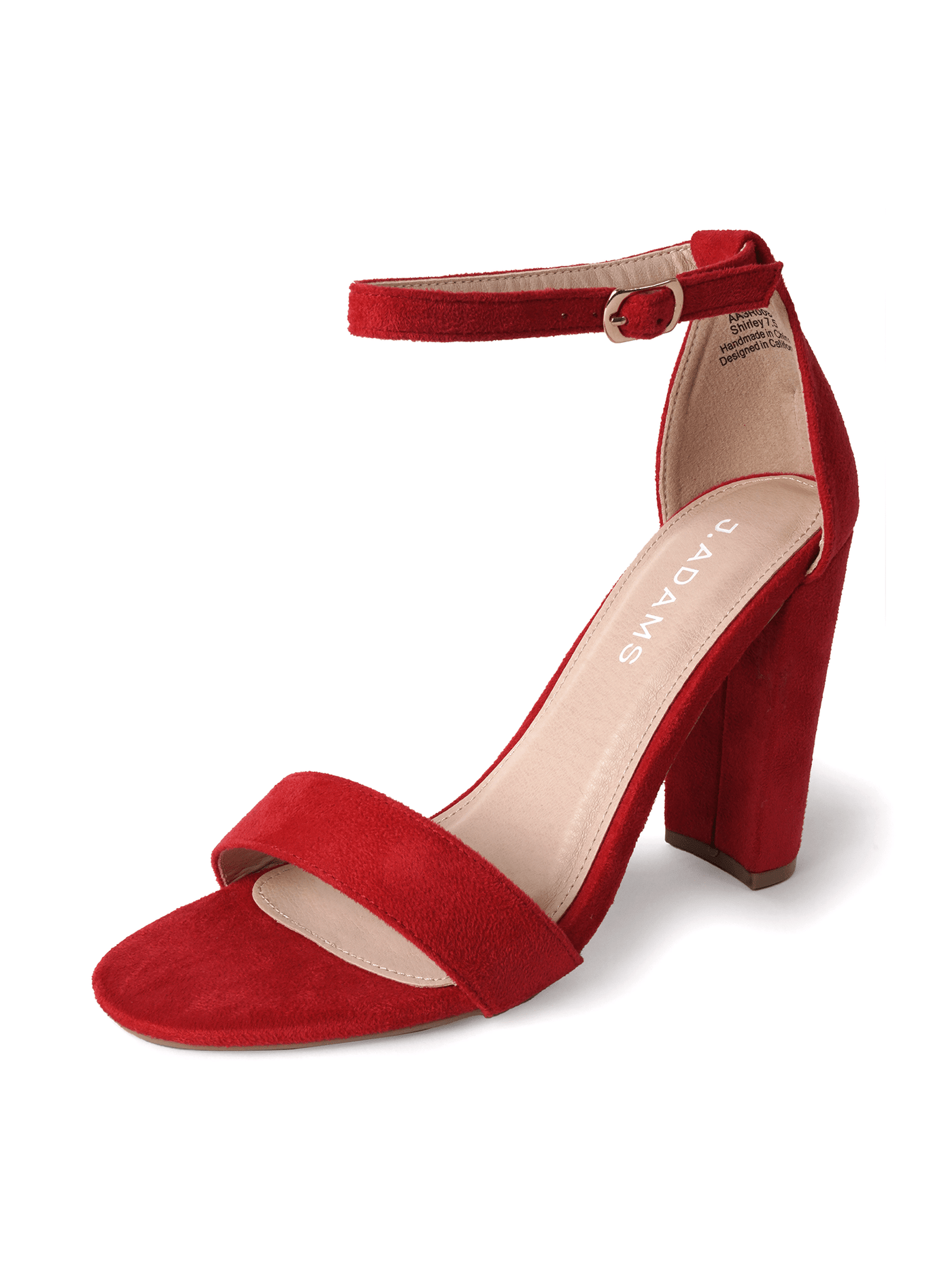 Shirley | Red Suede - Glamourous Grace