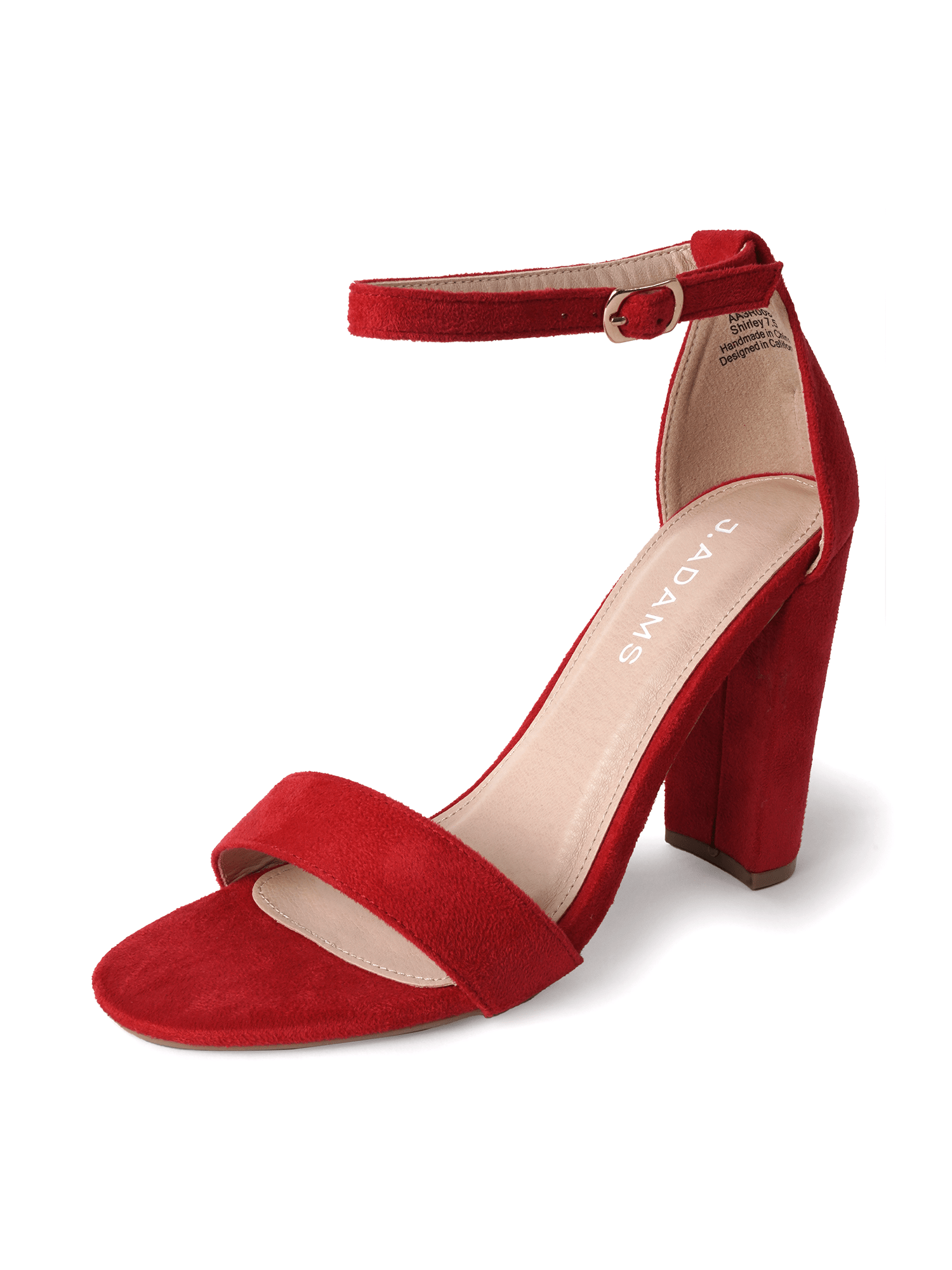 Shirley | Red Suede - Glamourous Grace