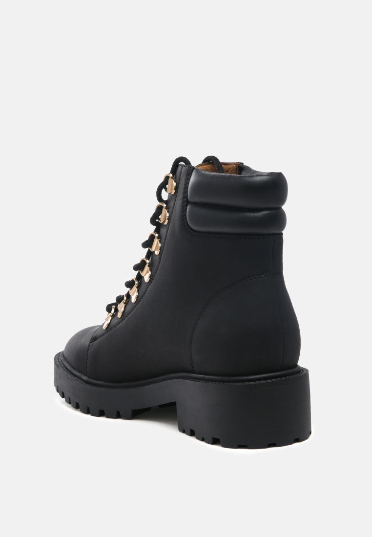 Shirly Quilt Collared Ankle Boots - Glamourous Grace