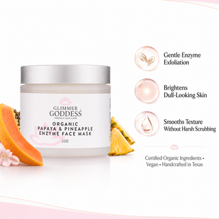 Organic Papaya Pineapple Enzyme Face Mask – Gentle Exfoliating Treatment - Glamourous Grace