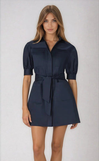 Vince Dress – Navy (Final Sale) - Glamourous Grace