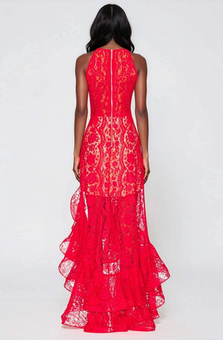 Sicilia Midi Dress – Red - Glamourous Grace