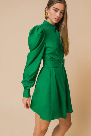 WRAPPED UP IN LOVE MINI DRESS - Glamourous Grace