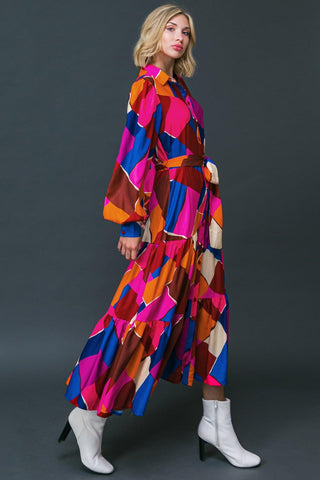 WISE WOMAN WOVEN MIDI DRESS - Glamourous Grace