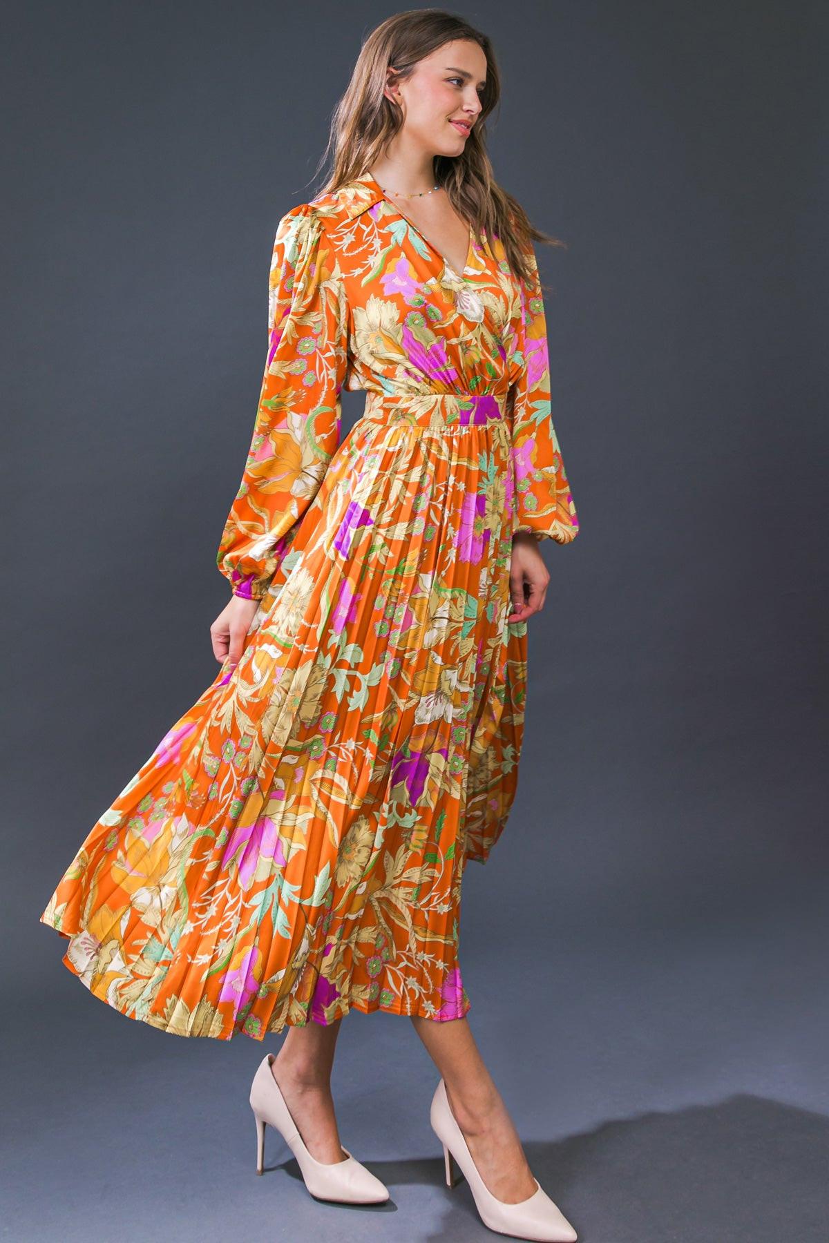 KEEP GETTING BETTER WOVEN MIDI DRESS - Glamourous Grace