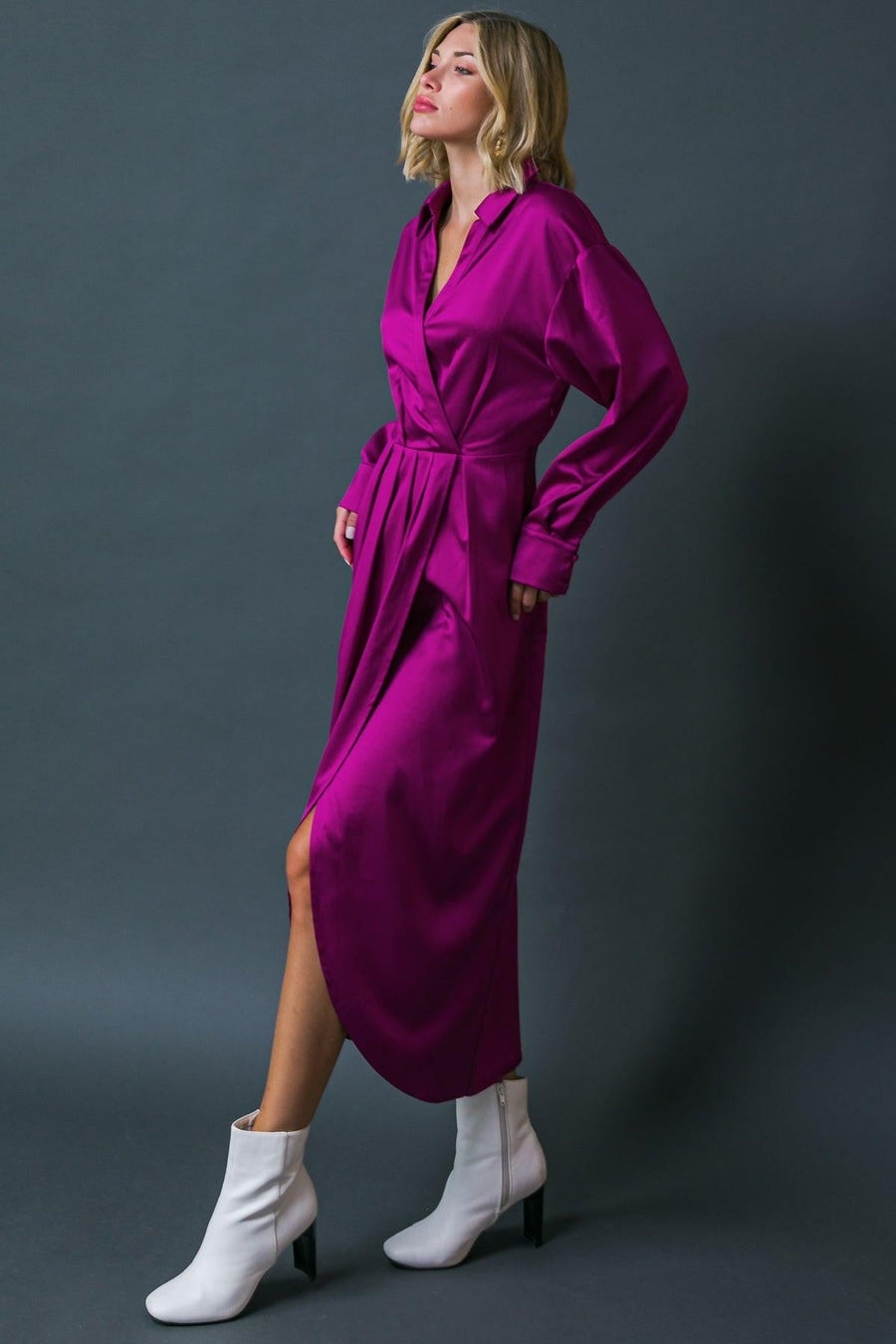 TOO GOOD TO BE TRUE WOVEN MIDI DRESS - Glamourous Grace