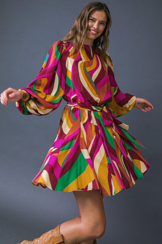 KEEP ON MOVING WOVEN MINI DRESS - Glamourous Grace