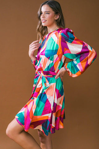 EXCITED FOR THIS WOVEN MINI DRESS - Glamourous Grace