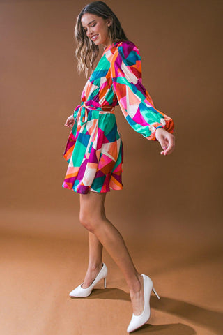 EXCITED FOR THIS WOVEN MINI DRESS - Glamourous Grace