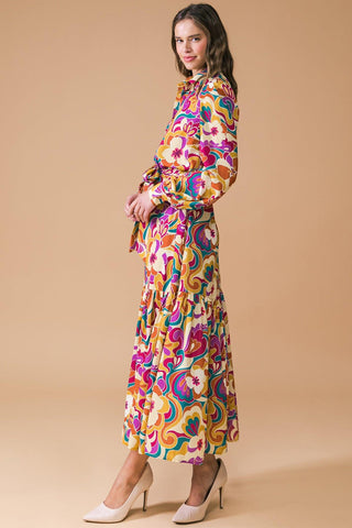 MY EYES ON YOU WOVEN MIDI DRESS - Glamourous Grace
