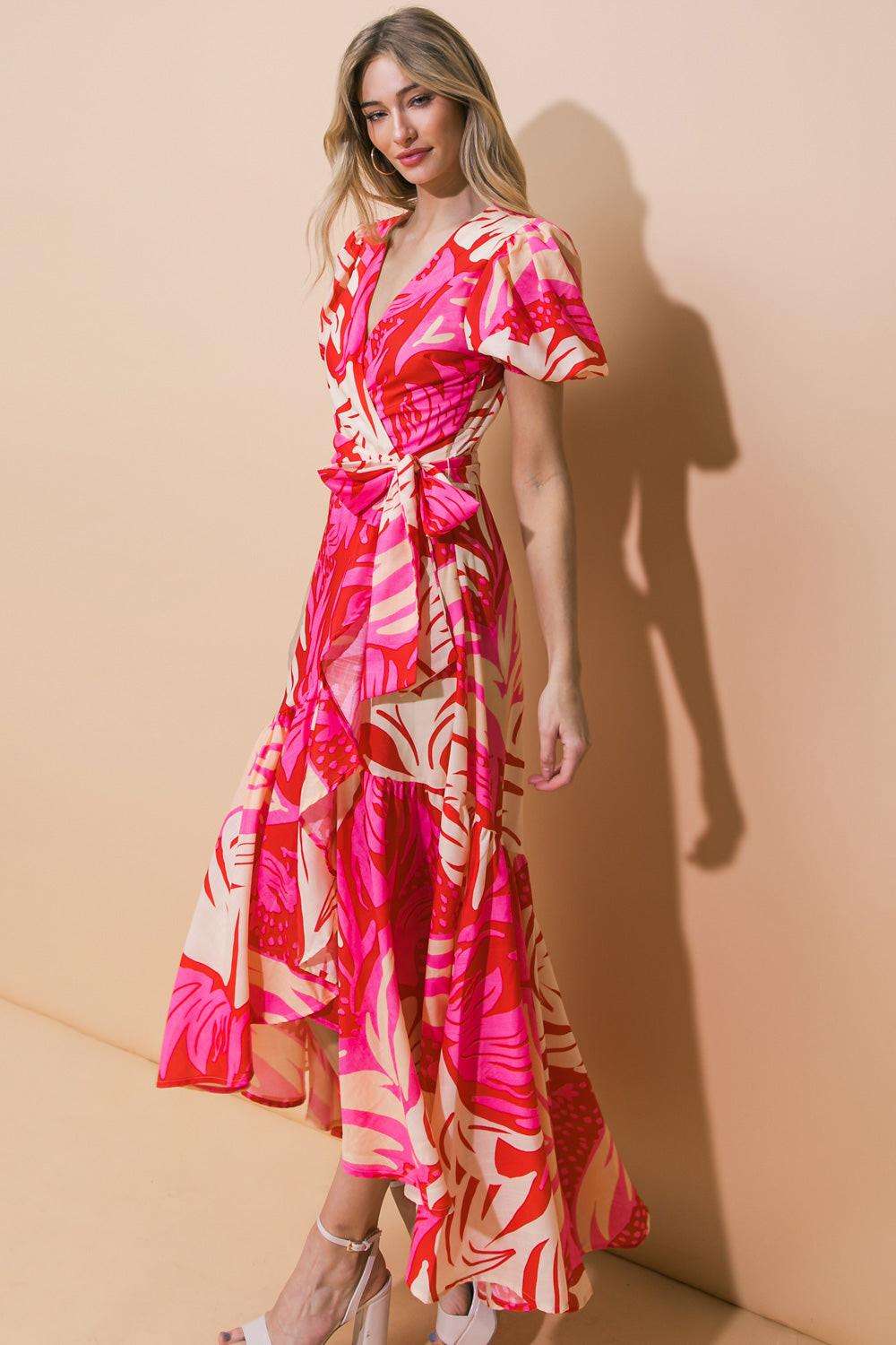 STUNNING SIGNIFICANCE WOVEN MAXI DRESS - Glamourous Grace
