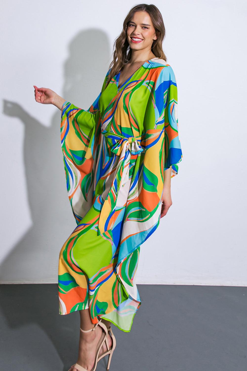 A BEAUTIFUL SIGHT WOVEN KAFTAN DRESS - Glamourous Grace