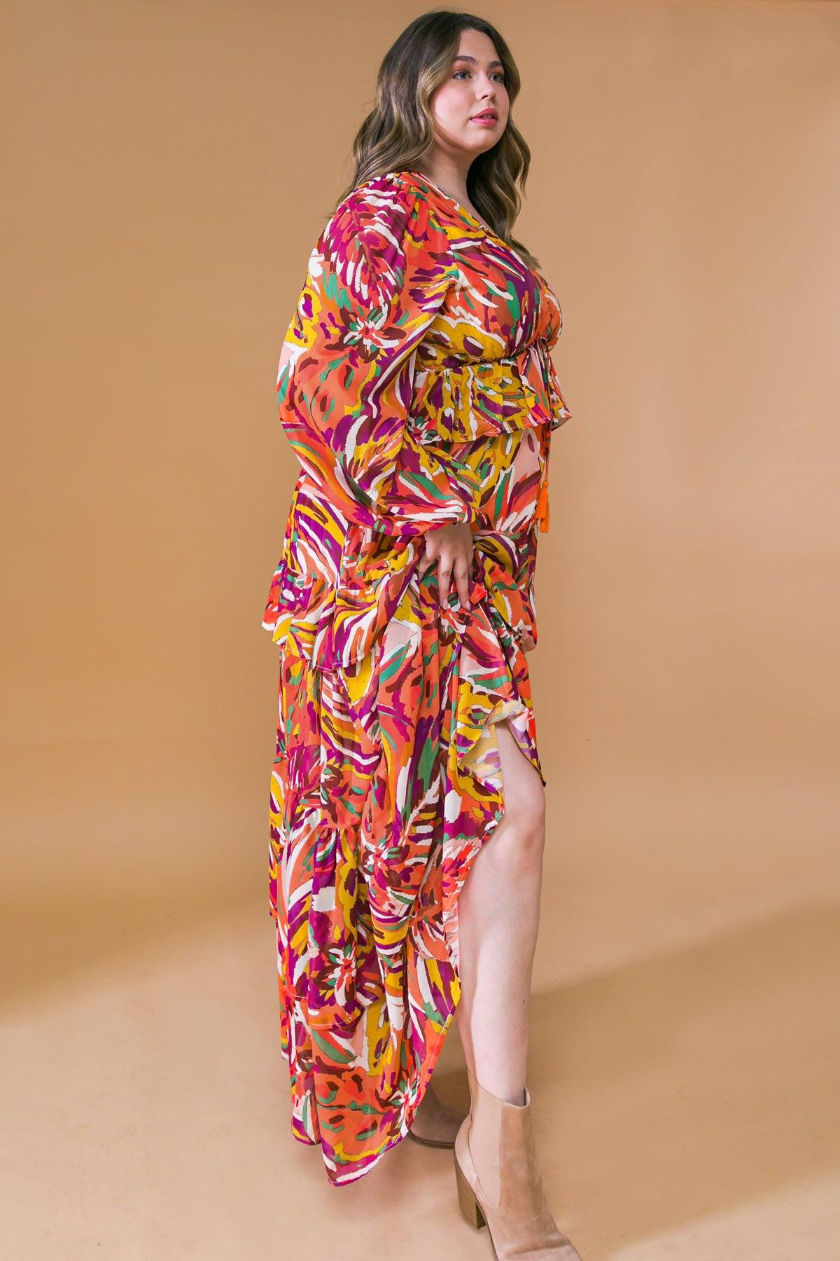 WONDERFUL SOUL WOVEN MAXI DRESS - Glamourous Grace