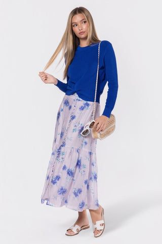Siena Skirt (Purple Flower)
