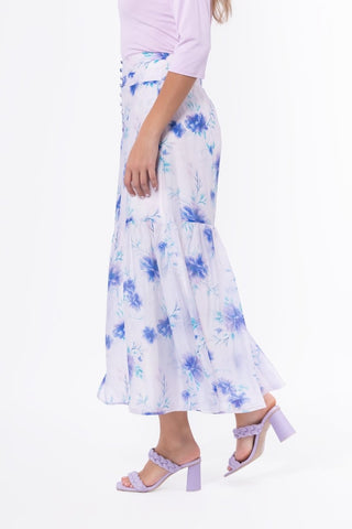 Siena Skirt (Purple Flower)