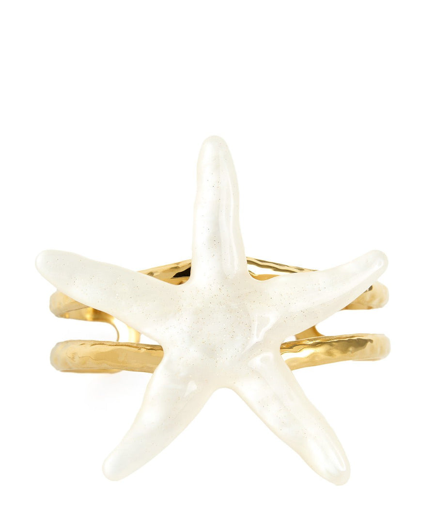 Sienna Acrylic Starfish Cuff - Glamourous Grace
