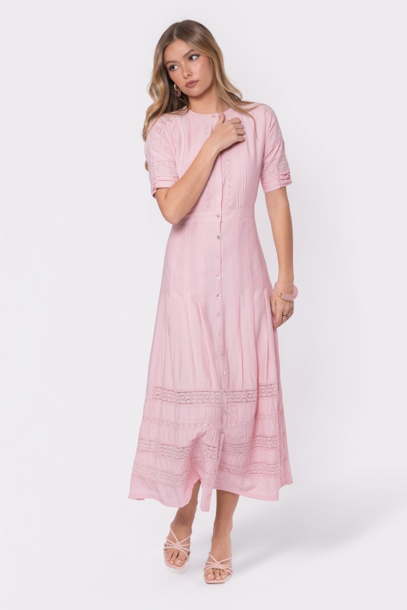Sierra Dress (Pink) - Glamourous Grace
