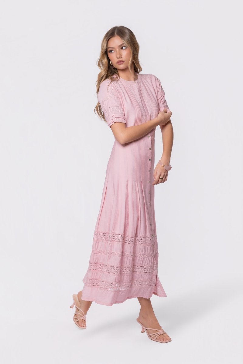 Sierra Dress (Pink) - Glamourous Grace